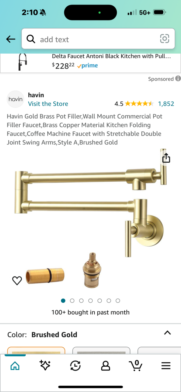 Kitchen faucet