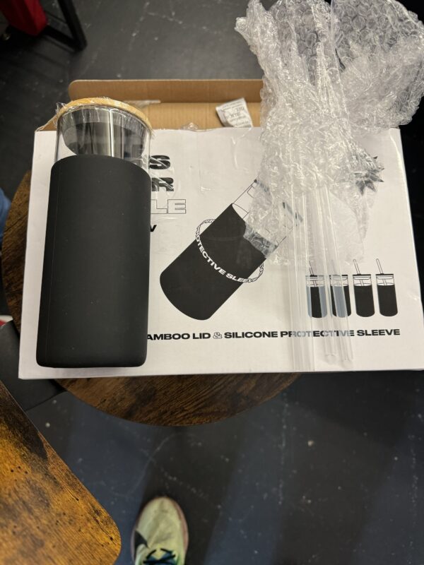 4Pack Glass Tumbler Set