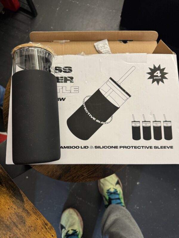 4Pack Glass Tumbler Set - Image 2